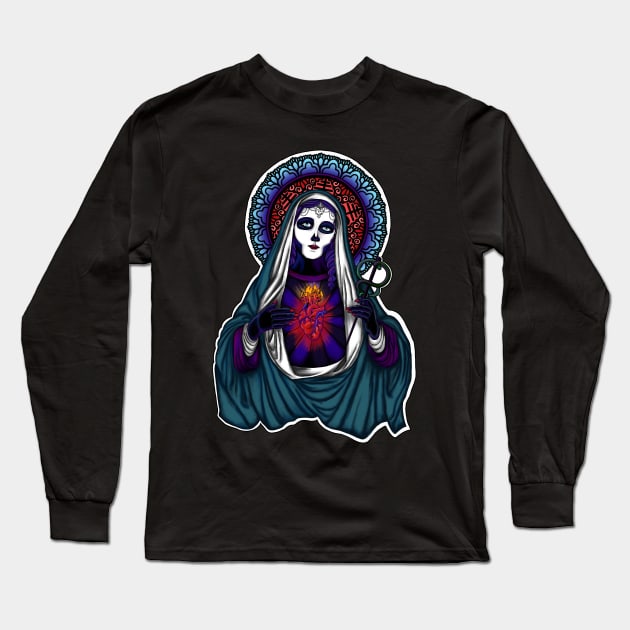 Mother Lilith Our Lady of Libertatem Long Sleeve T-Shirt by Tori Jo